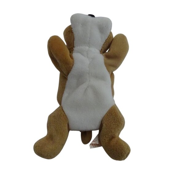Vtg Ty Beanie Babies Wrinkles Bulldog Stuffed Animal Plush Toy 1996 7.5" - Picture 4 of 8